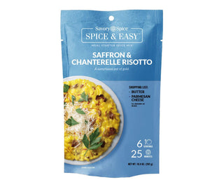 Saffron & Chanterelle Risotto - Spice & Easy by Savory Spice